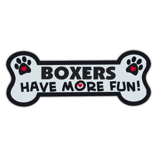 Magnet, Dog Bone, Boxers Have More Fun!, 7.25