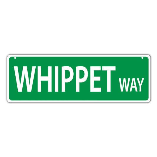 Street Sign, Plastic, Whippet Way, 17