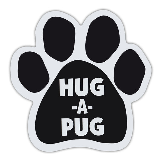 Magnet, Dog Paw, Hug-A-Pug, 5.5