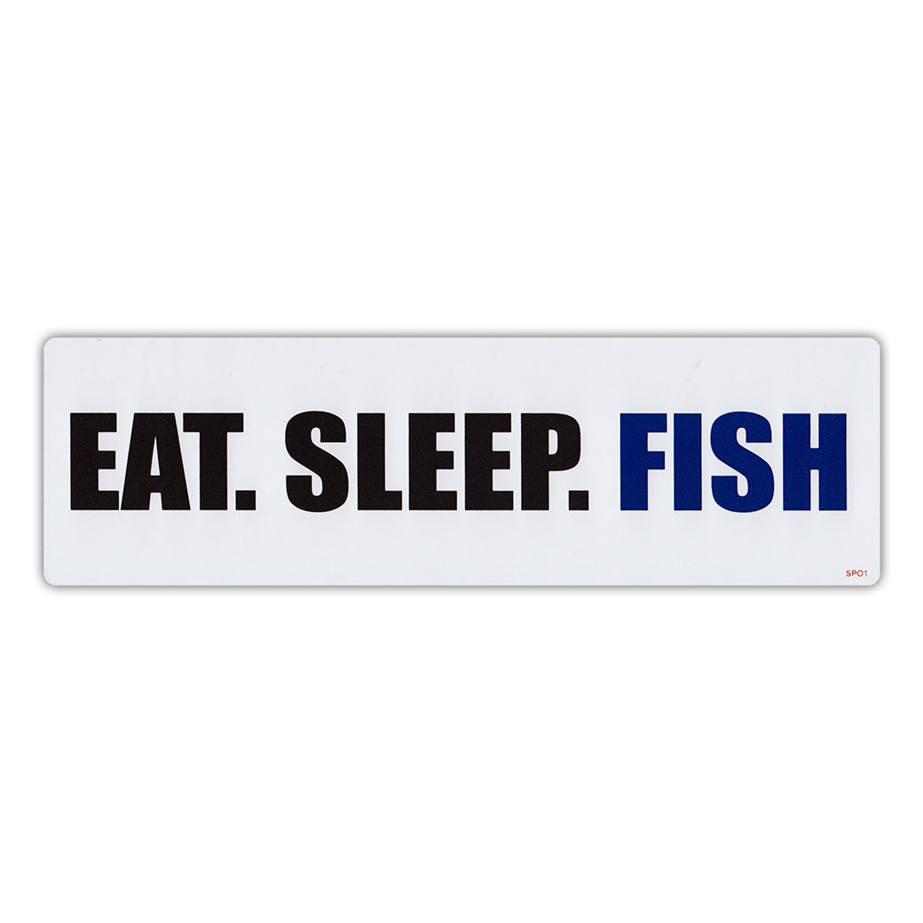 Bumper Sticker - Eat. Sleep. Fish