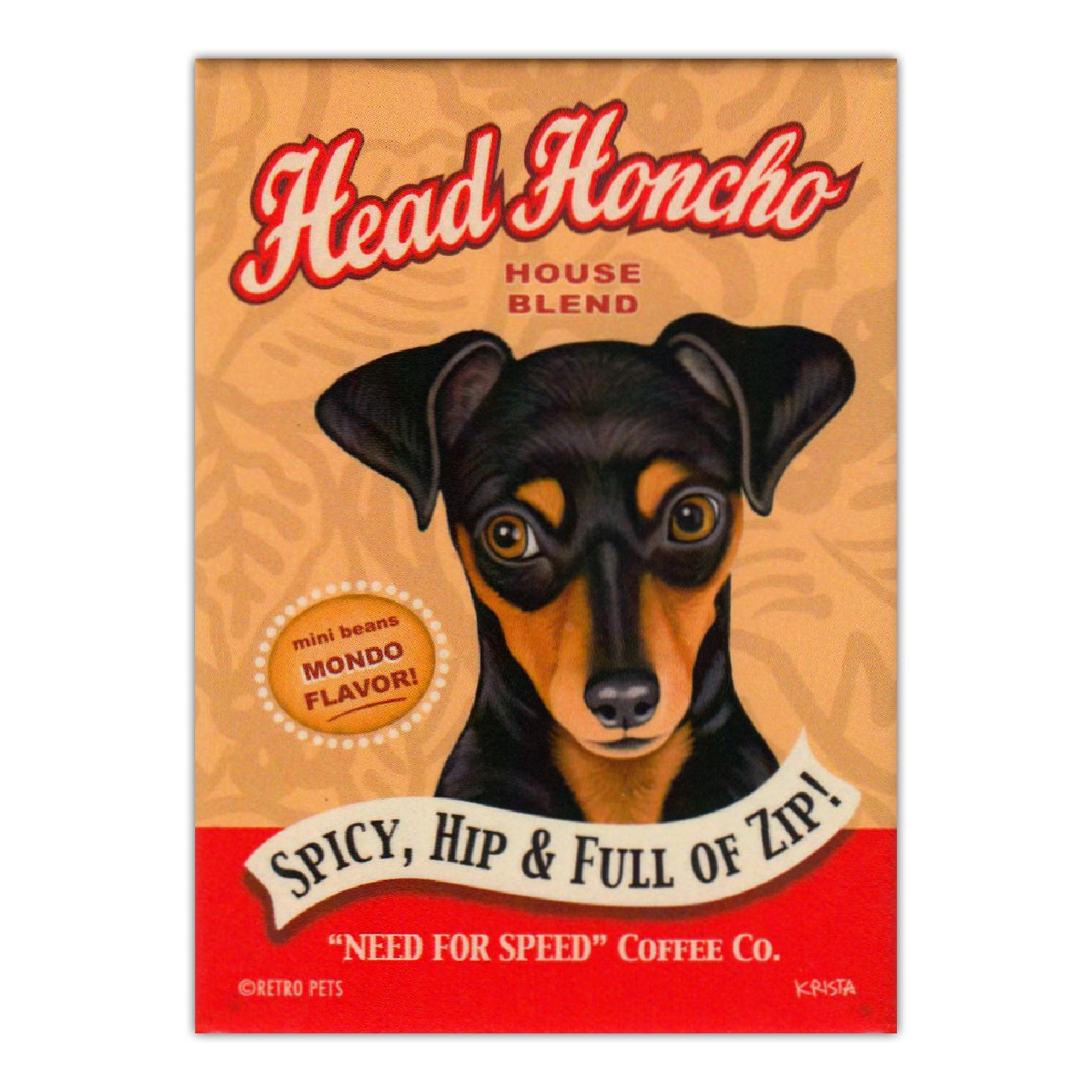 Refrigerator Magnet - Head Honcho House Blend Coffee