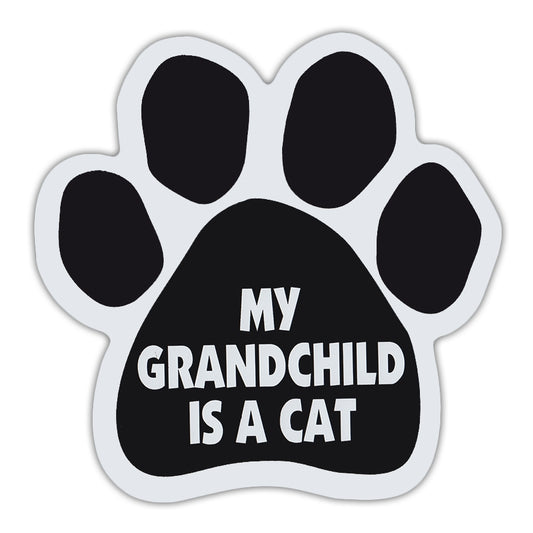 Magnet, Cat Paw, My Grandchild Is A Cat, 5.5