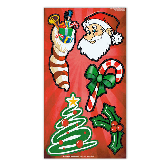 Magnets, Magnet Pack, Set of 5, Christmas, 3.5