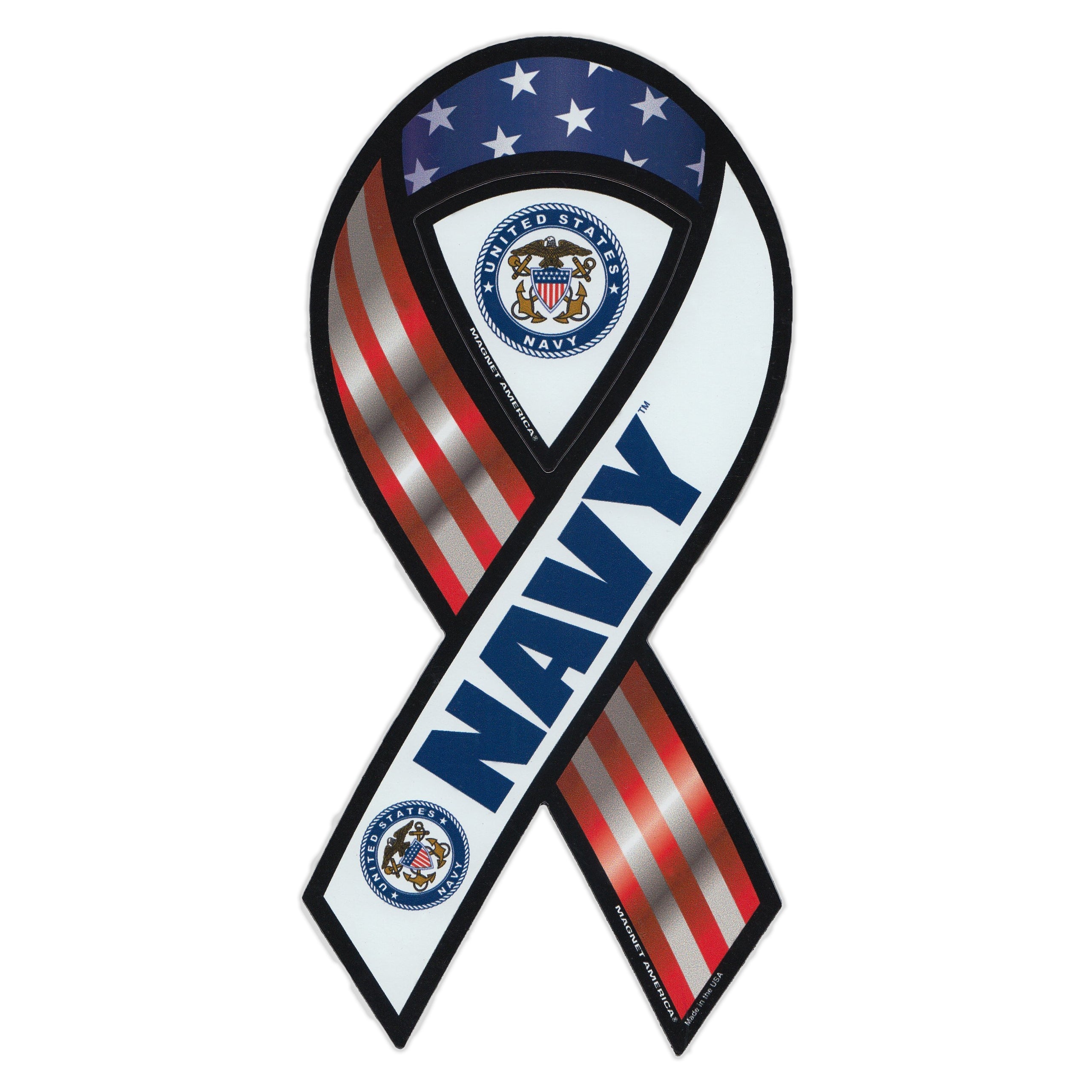 Ribbon Magnet - United States Navy