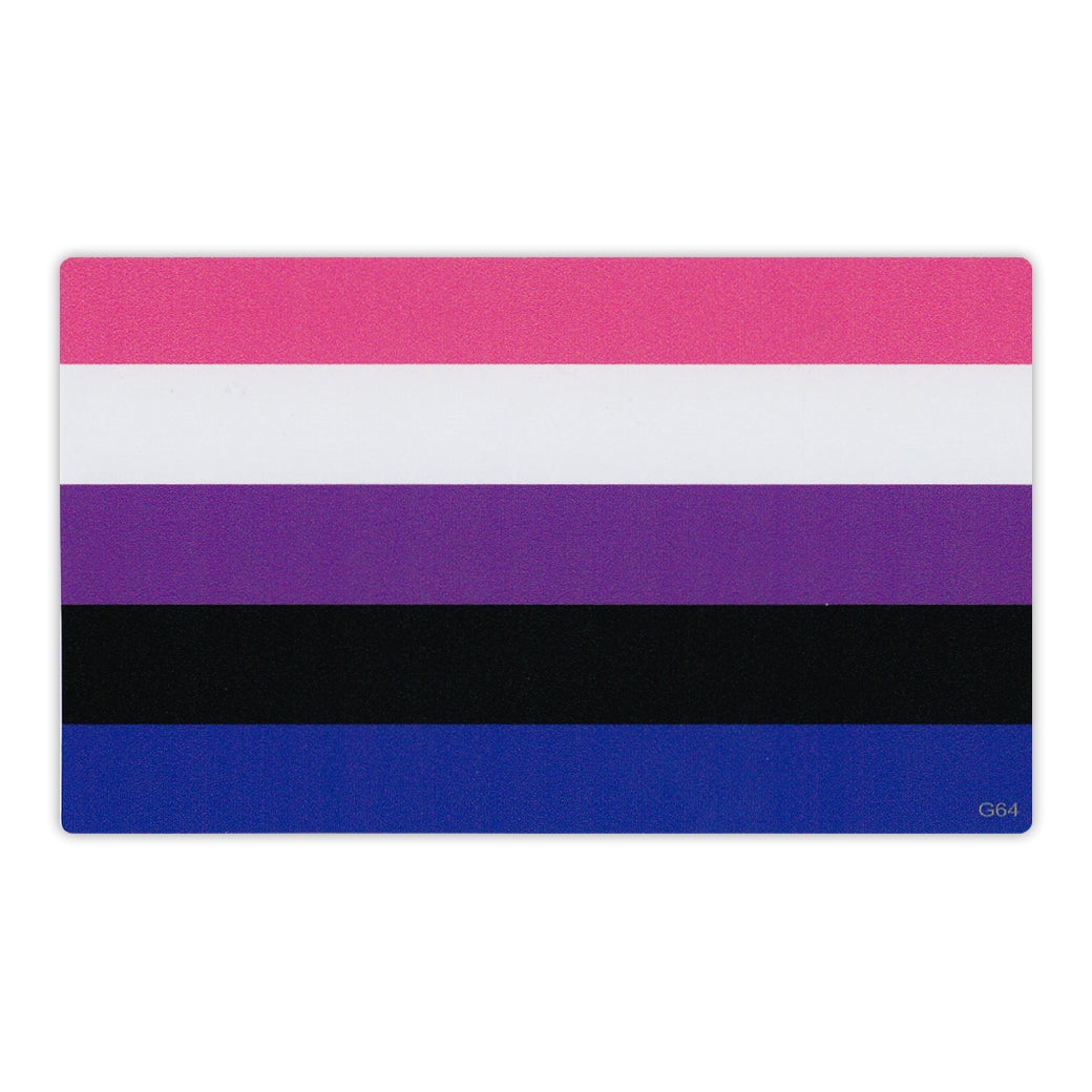 Bumper Sticker - Gender Fluid Pride Flag