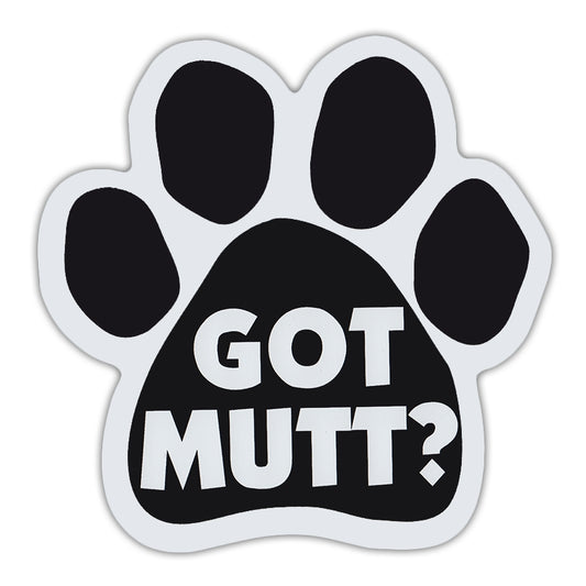 Magnet, Dog Paw, Got Mutt?, 5.5