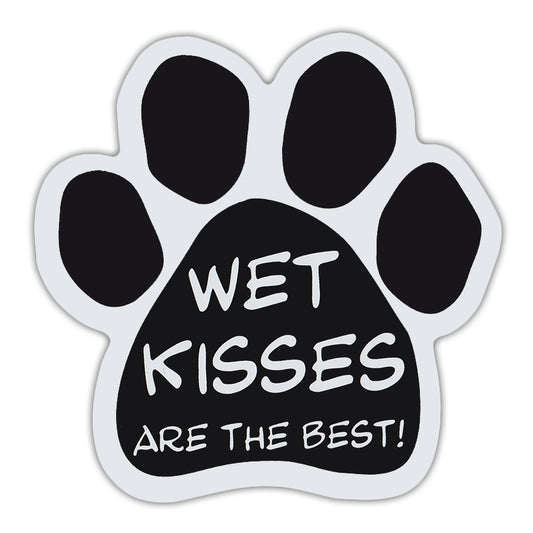 Magnet, Dog Paw, Wet Kisses Are The Best!, 5.5