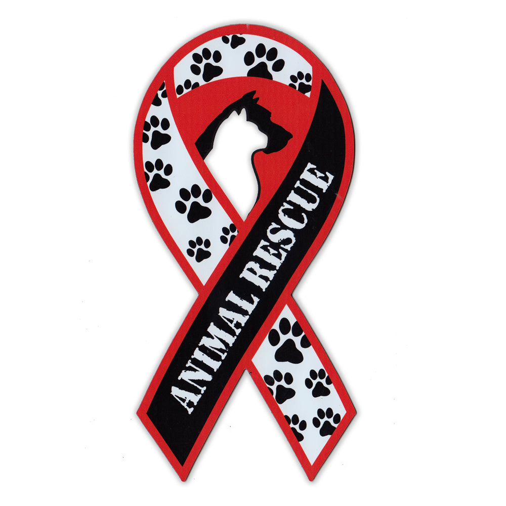 Ribbon Magnet - Animal Rescue Support