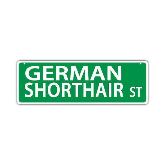 Street Sign, Plastic, German Shorthair Street, 17