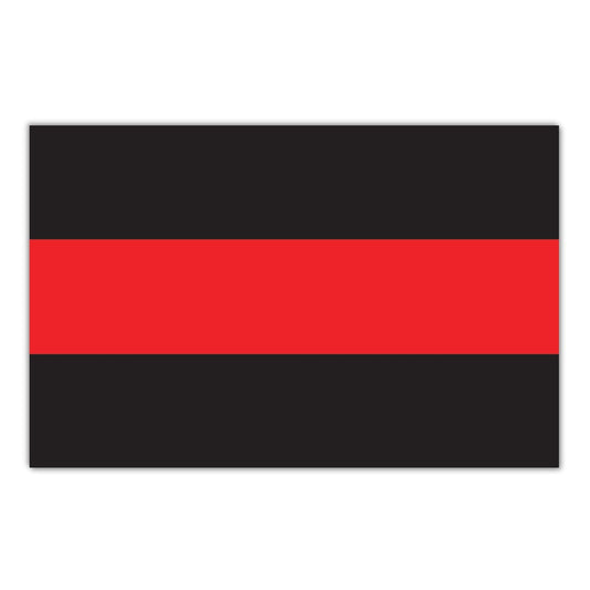 Magnet, Giant Size, Thin Red Line Flag, 12