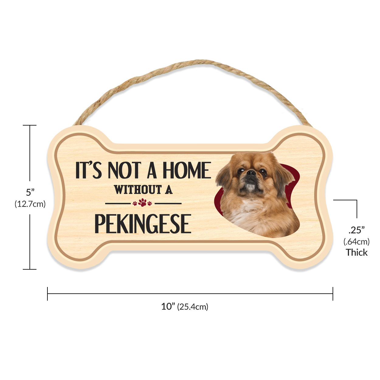 Dog Bone Sign Dimensions