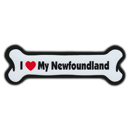 Magnet, Dog Bone, I Love My Newfoundland, 7