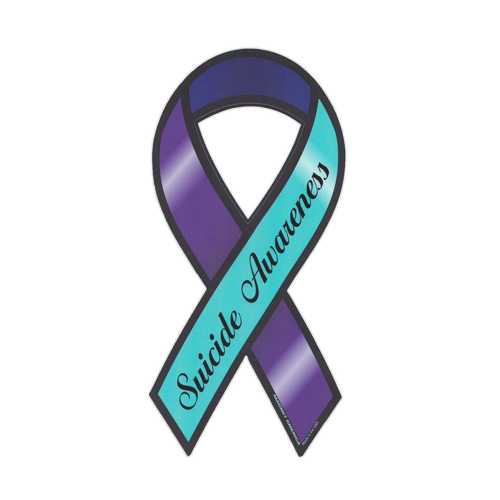 Ribbon Magnet - Suicide Awareness