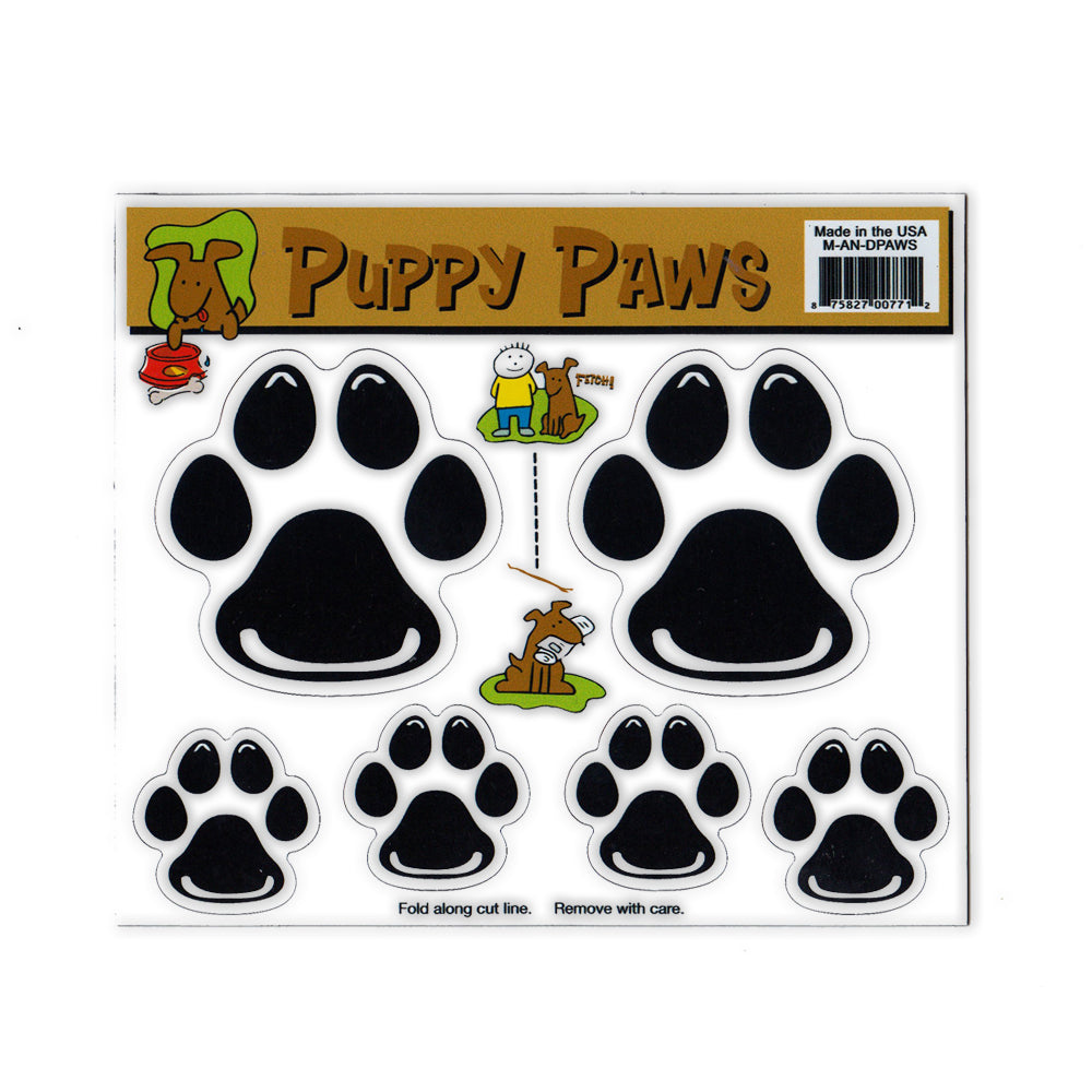 Magnet Variety Pack - Dog Paws, 1.25" x 1.25" and 2.25" x 2.25" (Each Paw)