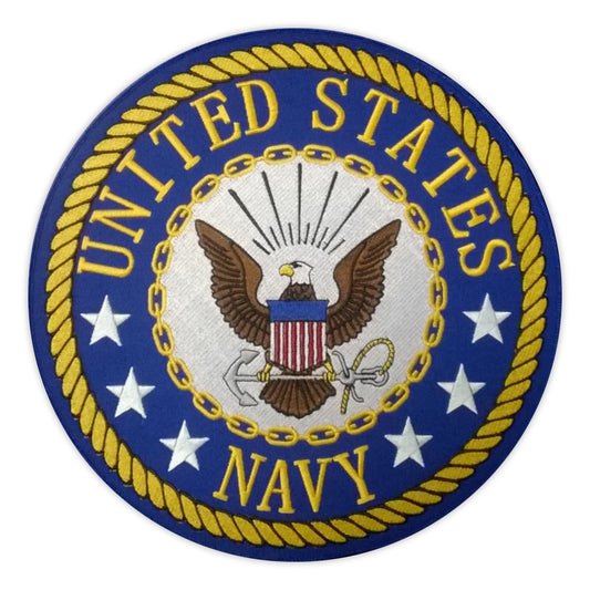 Patch, Embroidered Patch, United States Navy Logo, Back Patch, 10