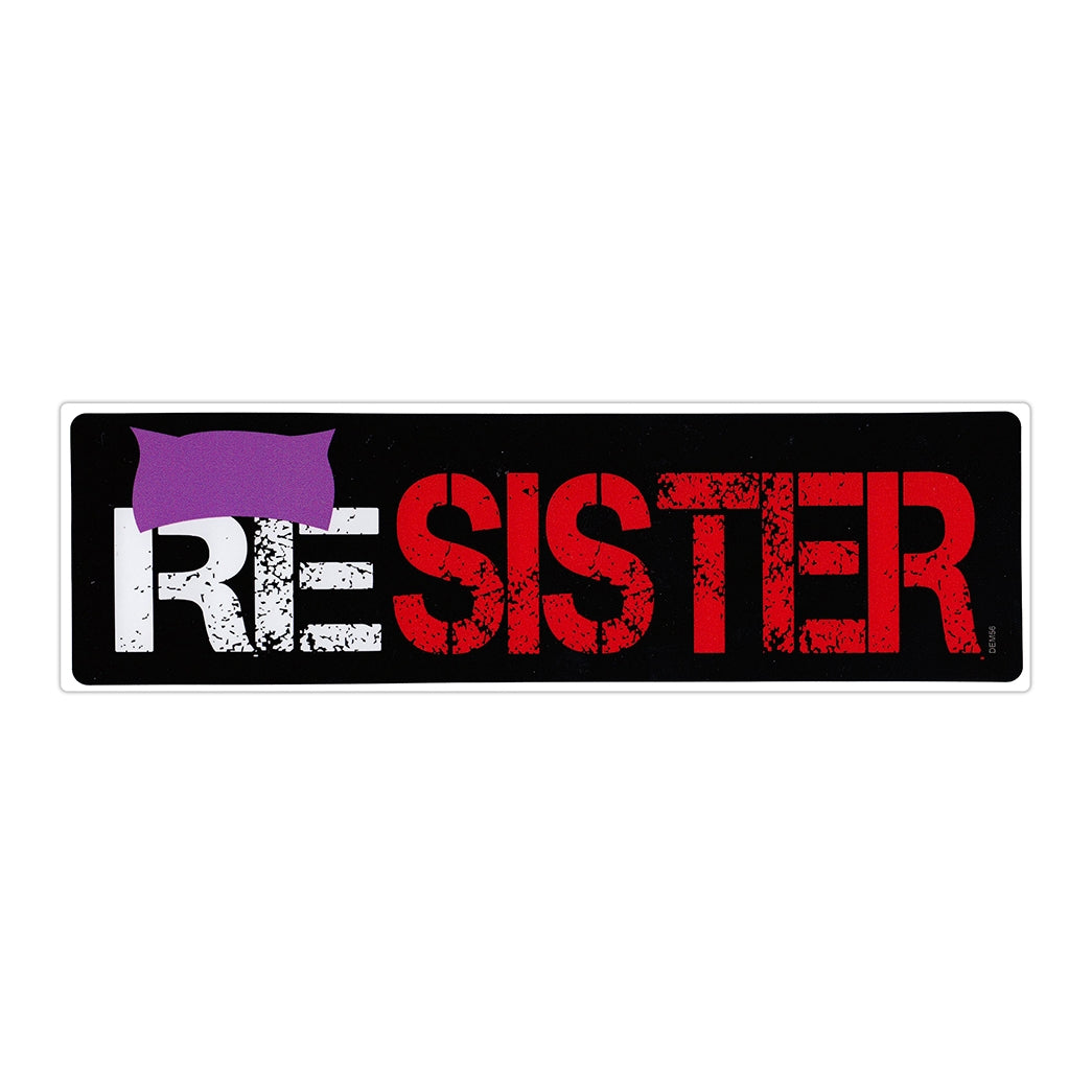 Bumper Sticker - Resister (Sister) Pussy Hat