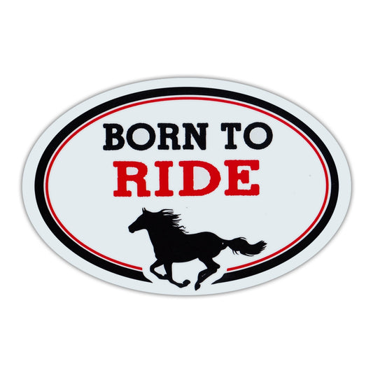 Magnet, Oval, Born To Ride, 6