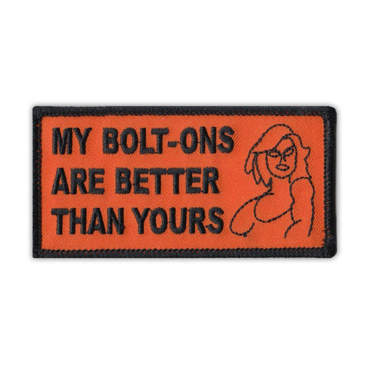Patch, Embroidered Patch, My Bolt-Ons Are Better Than Yours, 4