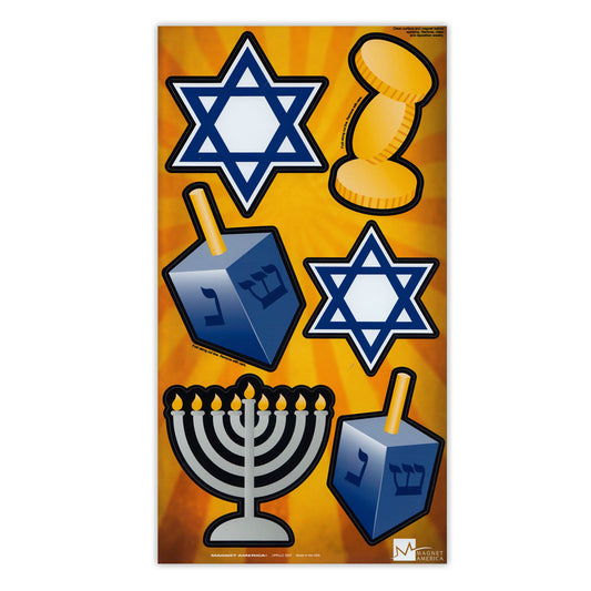 Magnets, Magnet Pack, Set of 6, Hanukkah, 2