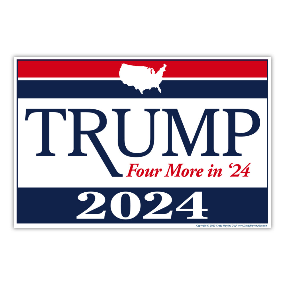 Yard Sign - Donald Trump 2024 (18" x 12")