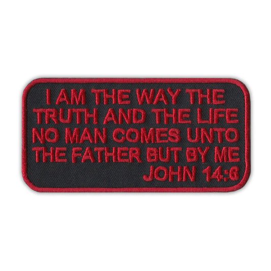 Patch, Embroidered Patch, I Am The Way… John 14:6, 4