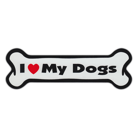 Magnet, Dog Bone, I Love My Dogs, 7