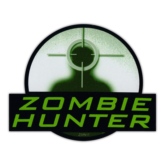 Sticker, Bumper Sticker, Zombie Hunter, 4