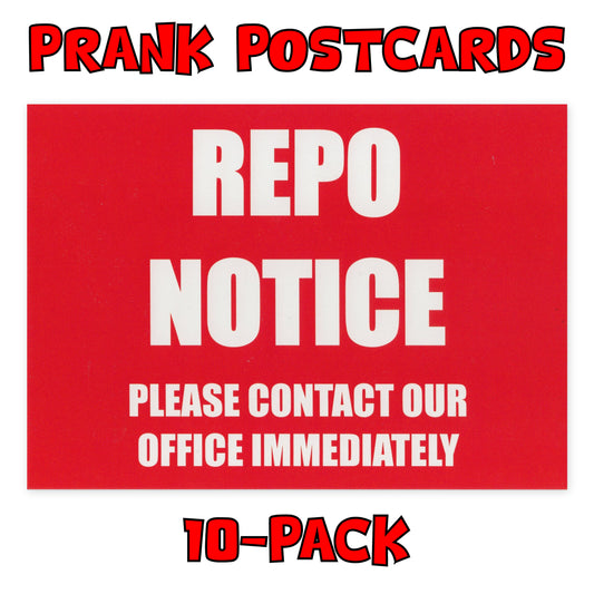 Prank Postcards (Repo Notice)