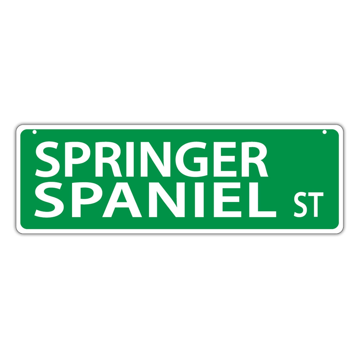 Novelty Street Sign - Springer Spaniel Street