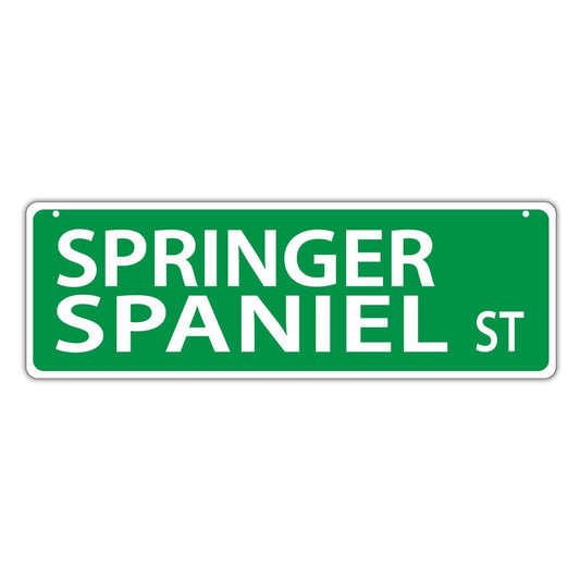 Street Sign, Plastic, Springer Spaniel Street, 17