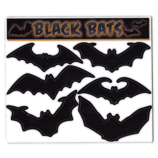 Magnets, Magnet Pack, Set of 6, Black Bats, 3