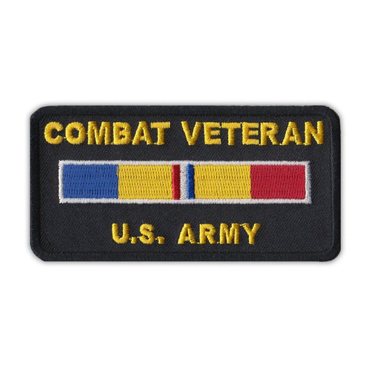 Patch, Embroidered Patch, Combat Veteran U.S. Army, 4