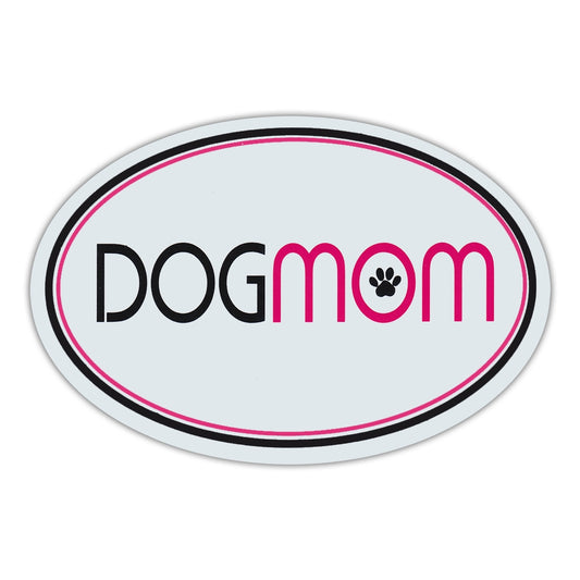Magnet, Oval, Dog Mom, 6
