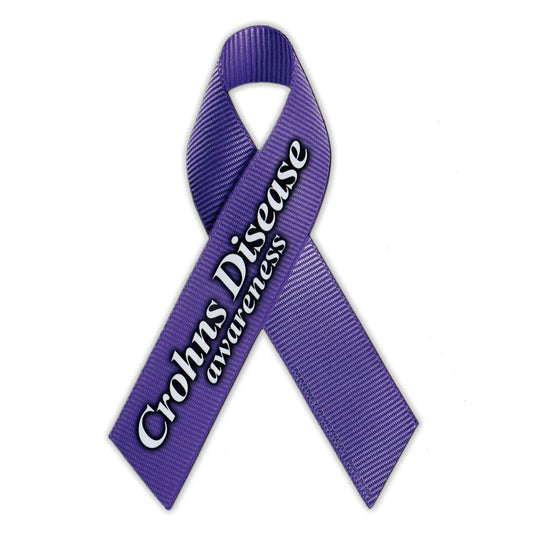 Magnet, Ribbon, Crohn's Disease Awareness, 4.25