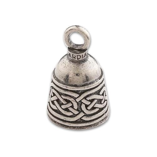 Guardian Bell, Metal, Irish Celtic Weave, Motorcycle Good Luck Bell, .75
