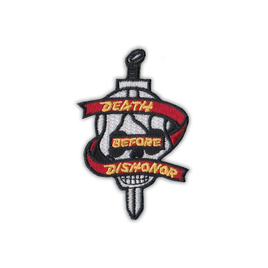 Patch, Embroidered Patch, Death Before Dishonor, 3
