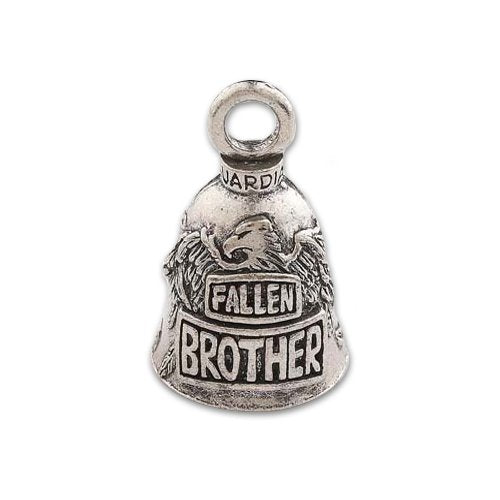 Guardian Bell, Metal, Fallen Brother, Eagle, Motorcycle Good Luck Bell, .75