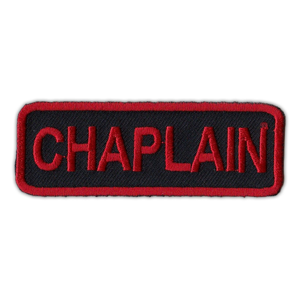 Patch - Chaplain (Red/Black) 