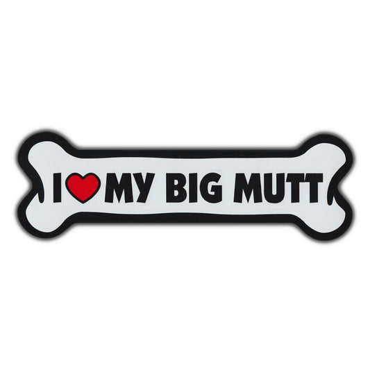 Magnet, Giant Size Dog Bone, I Love My Big Mutt, 10