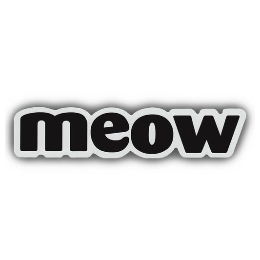 Magnet, Word Magnet, Meow, 1.5