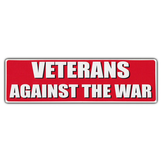 Sticker, Bumper Sticker, Veterans Against The War, 10