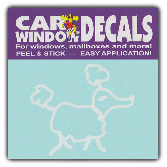 Decal, Window Decal, Small Size Dog Breed, 3