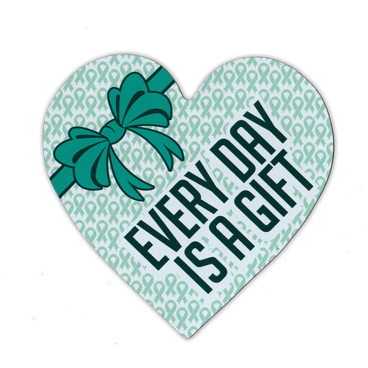 Magnet, Cervical Cancer Support Heart, 4.25
