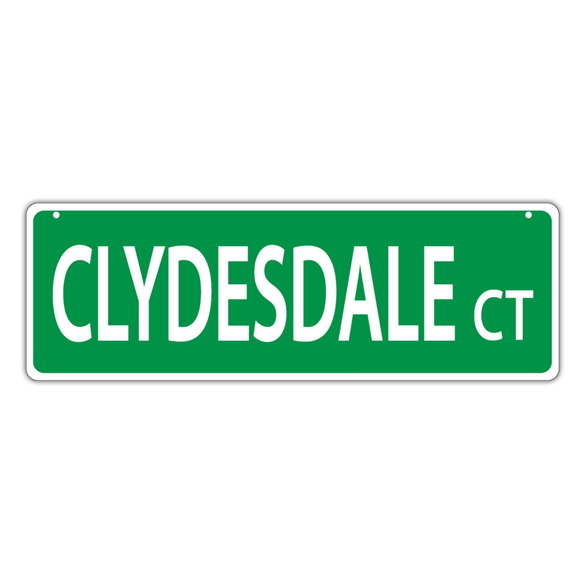 Street Sign - Clydesdale Court