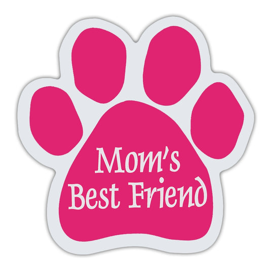 Magnet, Pink Dog Paw, Mom's Best Friend, 5.5