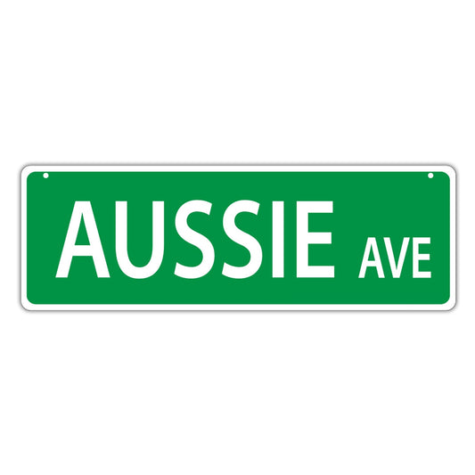 Street Sign, Plastic, Aussie Avenue, 17