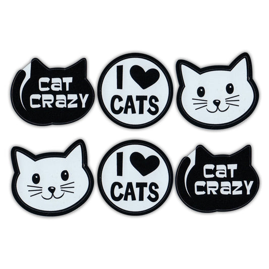 Magnets, Magnet Pack, Set of 6, Cat Crazy, 1.75