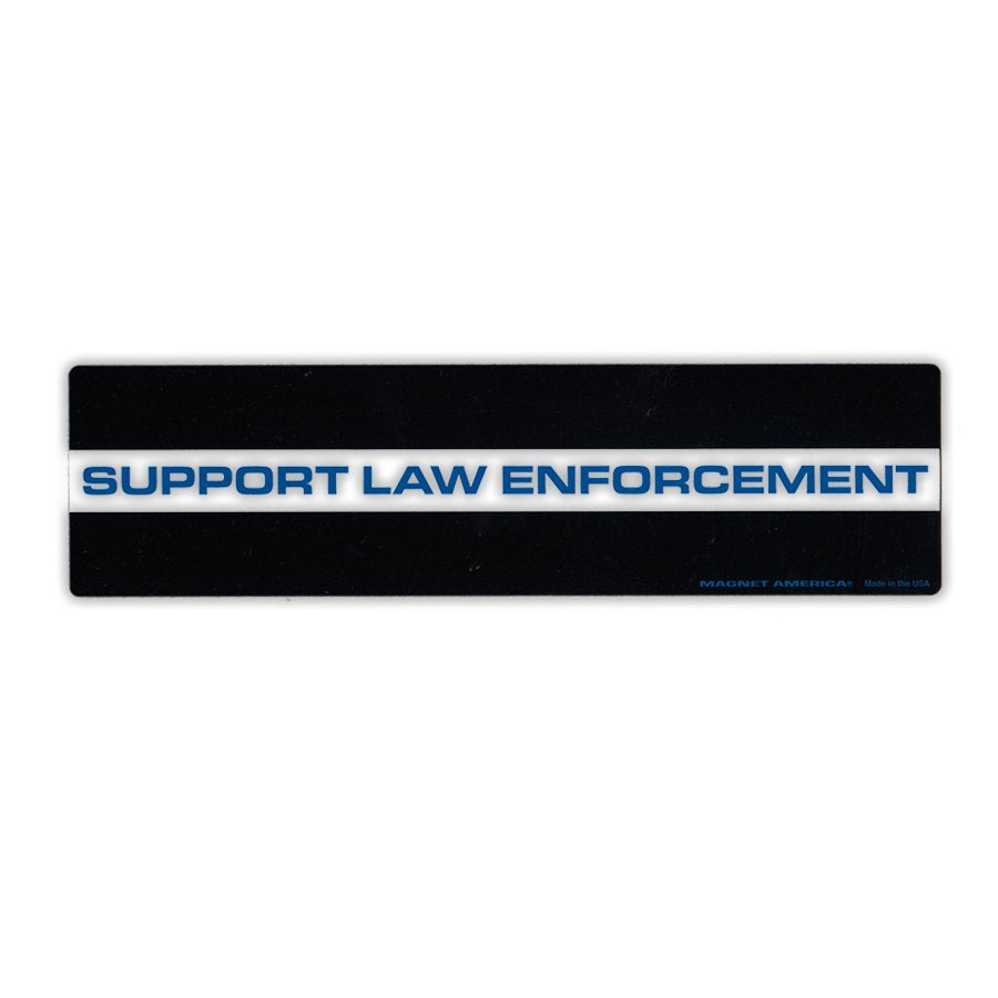 Magnet - Support Law Enforcement (10.75" x 2.75")