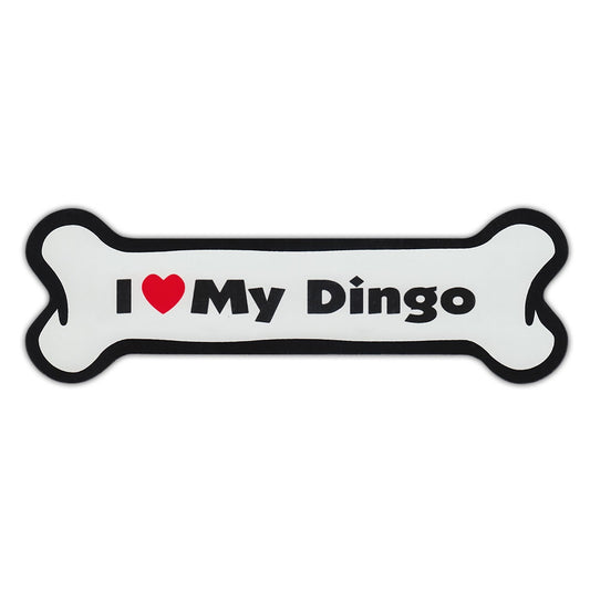 Magnet, Dog Bone, I Love My Dingo, 7