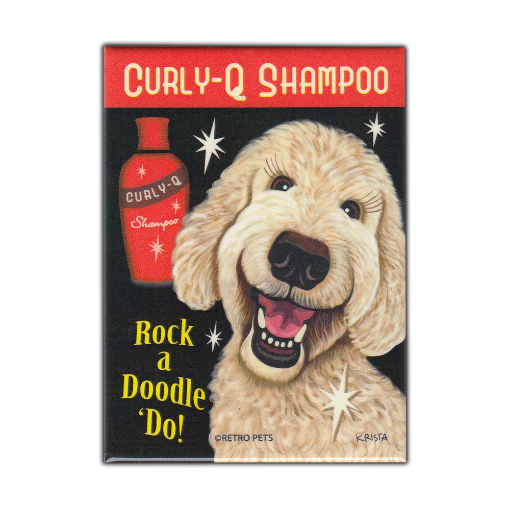 Refrigerator Magnet - Curly-Q Shampoo